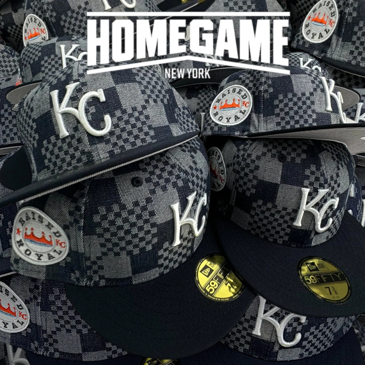 NEW ERA - 59FIFTY Kansas City ROYASL RAISED ROYAL DENIM/NAVY