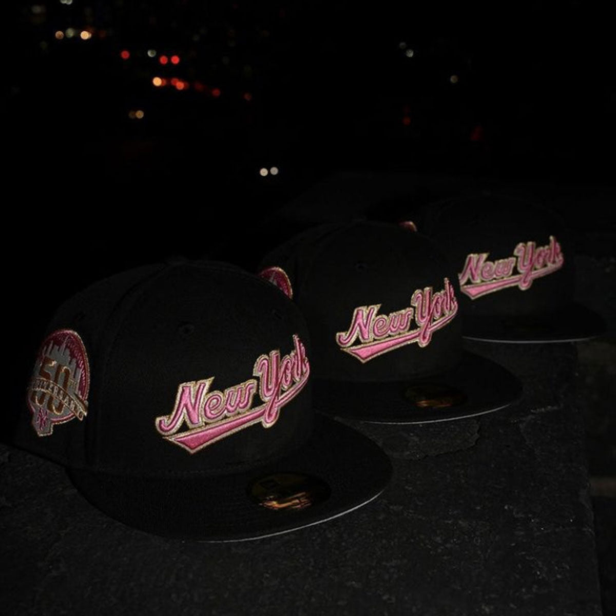 NEW ERA New York Mets - 59FIFTY 50th Anniversary  BLK/PINK