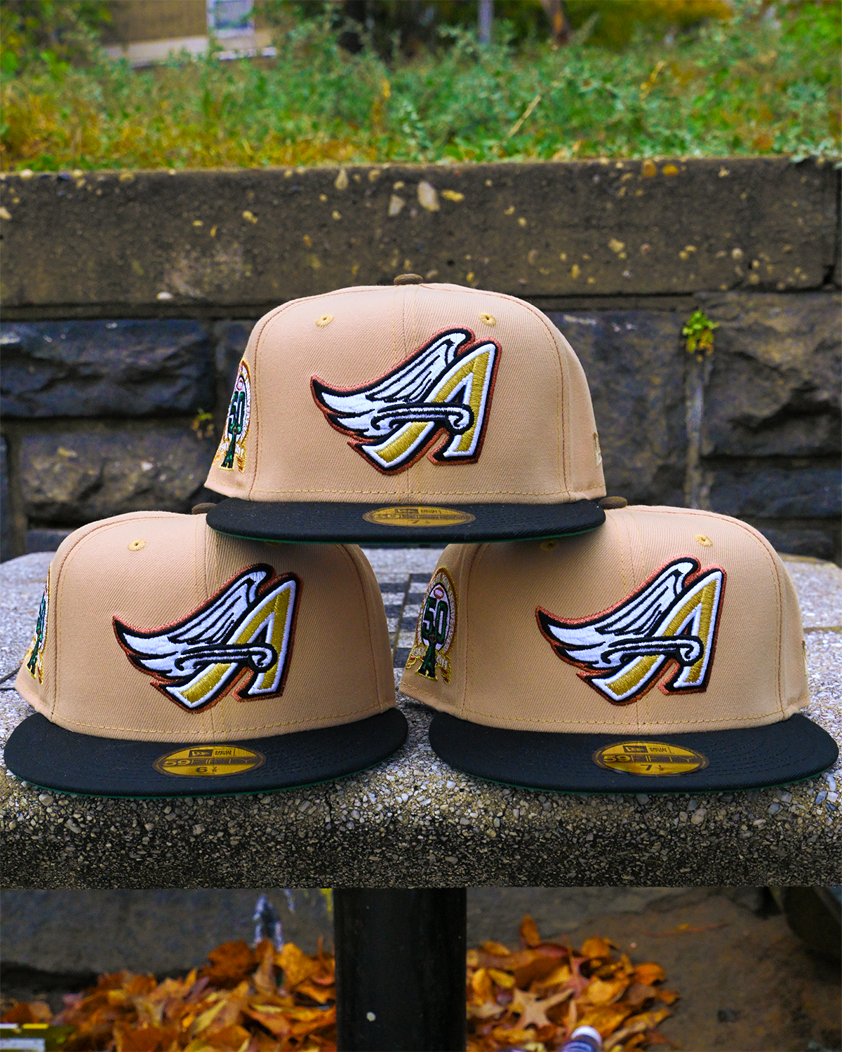 NEW ERA Los Angeles Angels - 59FIFTY 50th Anniversary Candied Pecan/Black