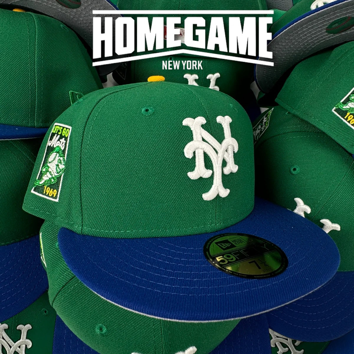 NEW ERA New York Mets - 59FIFTY LET’S GO METS 1969 KELLY GREEN/ROYAL