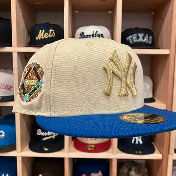 NEW ERA - 59FIFTY Shock Drop 奧林匹克洋基隊 1939 年世界大賽維加斯金/淺皇家