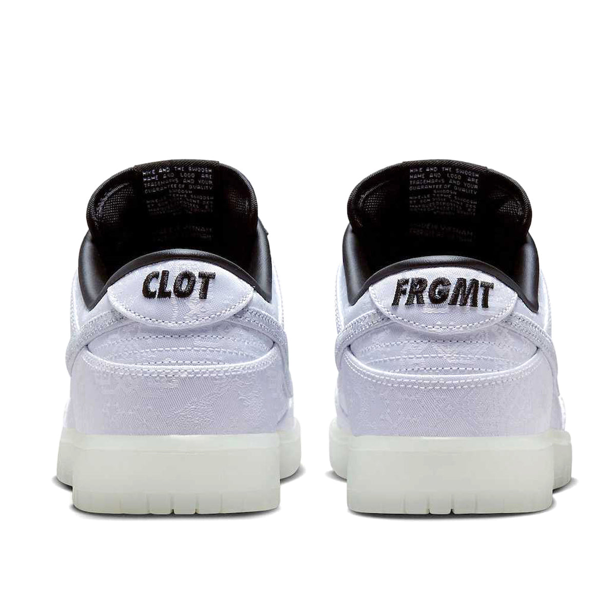 CLOT × Fragment × Nike Dunk Low " White/Black " クロット × フラグメント × ナイキ ダンク ロー " ホワイト/ブラック "【231106019-8】 【FN0315-110】