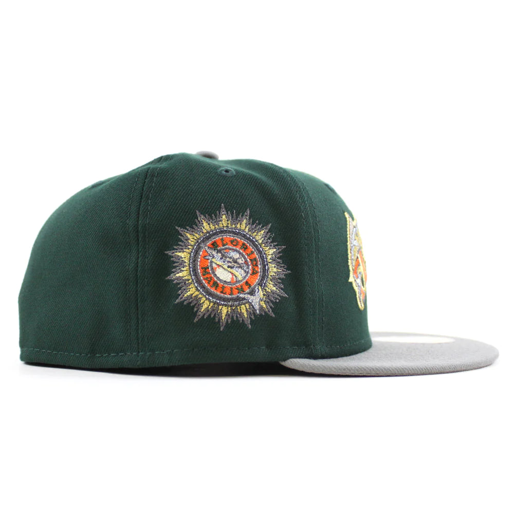 NEW ERA Florida Marlines - MARLINS PATCH 59FIFTY GREEN MISTY MORNING