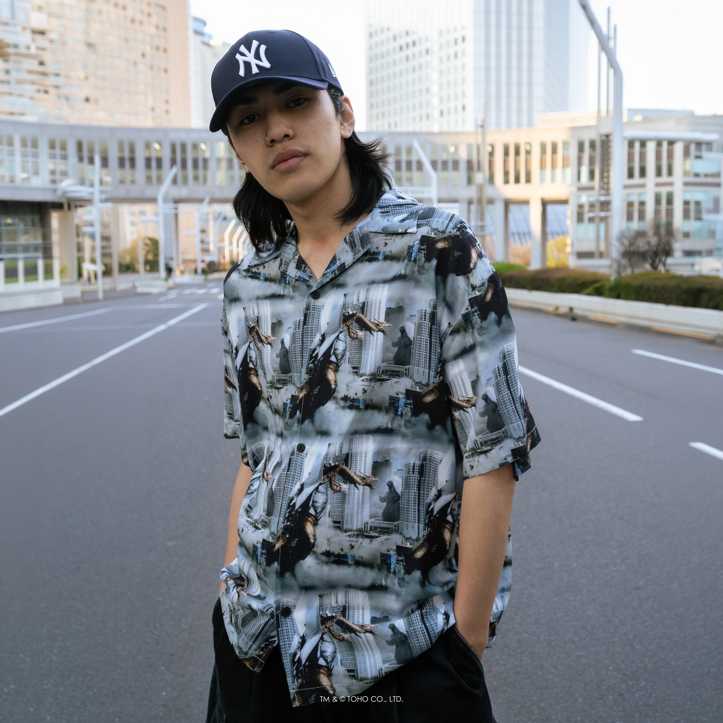 受注販売：6月下旬頃より順次発送】GODZILLA | HOMEGAME OPEN COLLAR