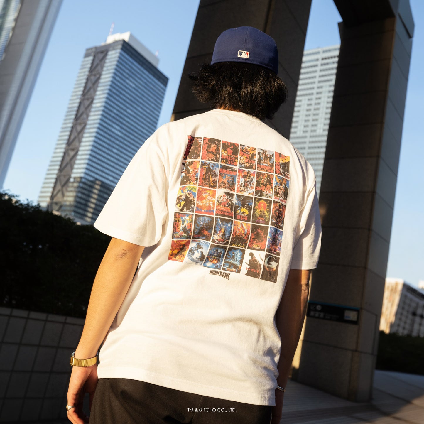 【受注販売：6月下旬頃より順次発送】GODZILLA | HOMEGAME ARCHIVE POSTER TEE【HG260104】