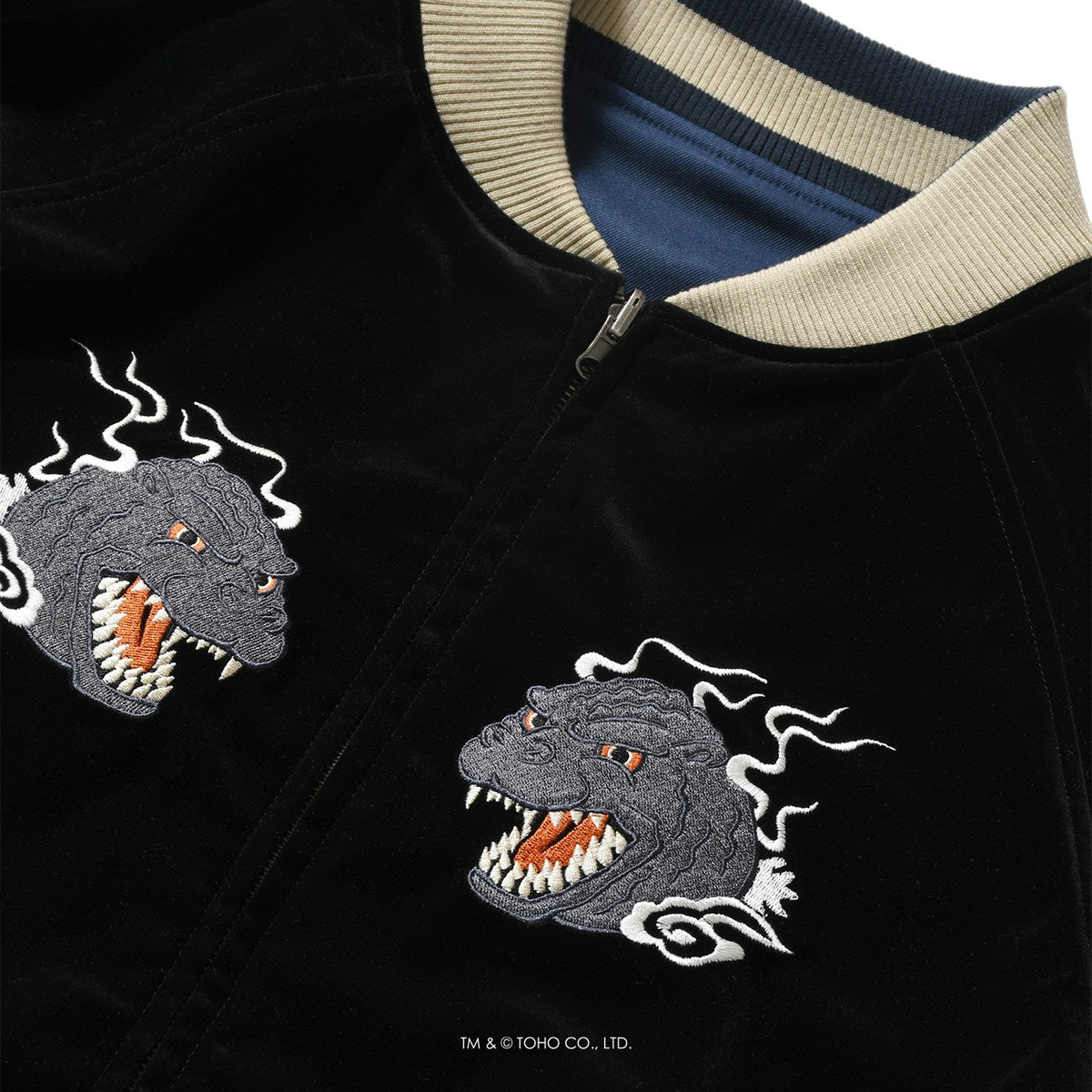 【先行予約：2月上旬頃より順次発送】GODZILLA | HOMEGAME REVERSIBLE SOUVENIR JACKET【HG251001】