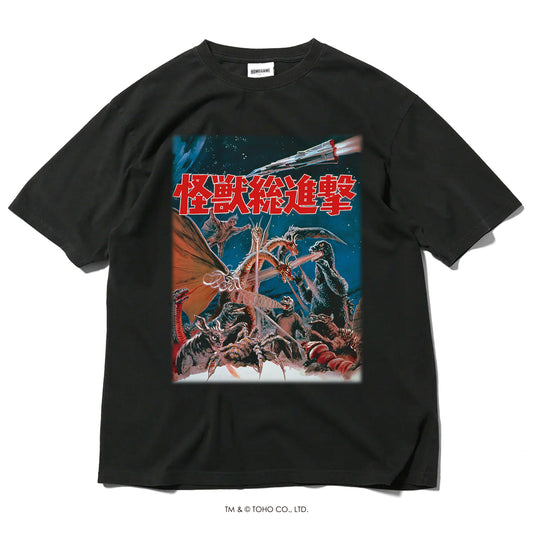【受注予約：12月下旬頃より順次発送】ゴジラ |  HOMEGAME 1968 怪獣総進撃 TEE