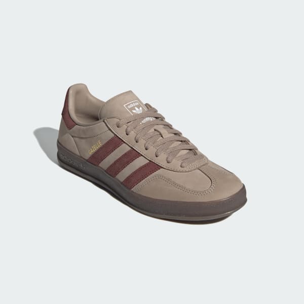 adidas - GAZELLE INDOOR  Trace Khaki / Fox Brown / Cloud White【JQ8387】