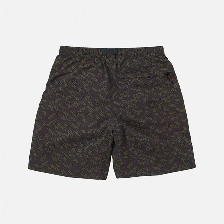 Gramicci - NYLON PACKABLE G-SHORT BROWN LEAF【G6SM-P082】