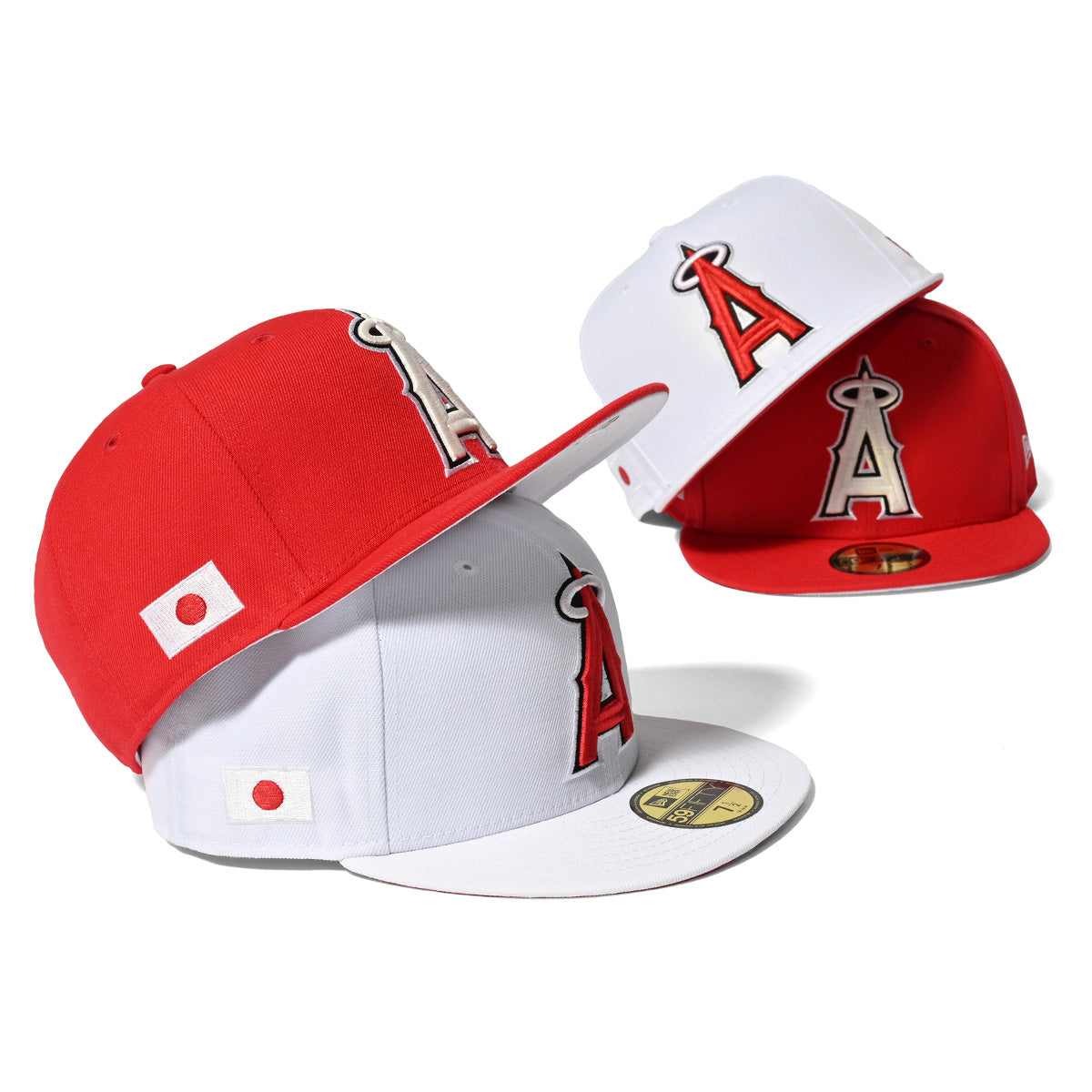 NEW ERA Los Angeles Angels - 59FIFTY JAPAN PATCH RED/WHITE