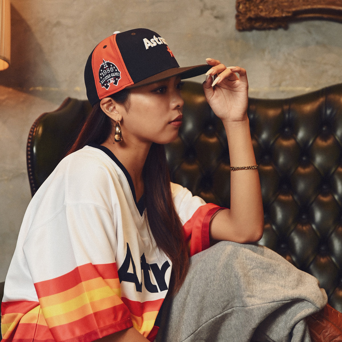 NEW ERA - HOUSTON ASTROS 59FIFTY CO 1986 ASG NAVY/WALNUT【70874667】