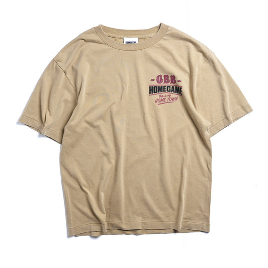 HOMEGAME × GOLDEN BROWN BROTHERS - TEE BEIGE【HG260158】