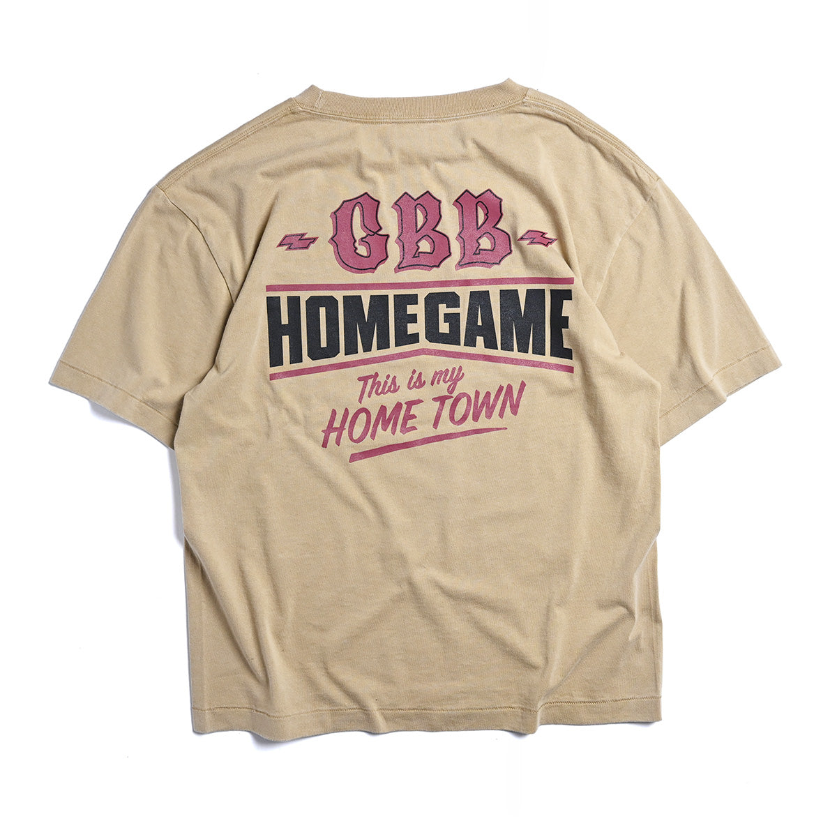 HOMEGAME × GOLDEN BROWN BROTHERS - TEE BEIGE【HG260158】