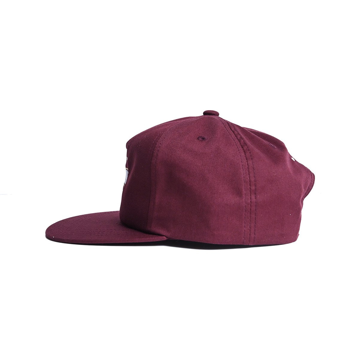 HOMEGAME × GOLDEN BROWN BROTHERS - 5PANEL SNAPBACK CAP BURGUNDY