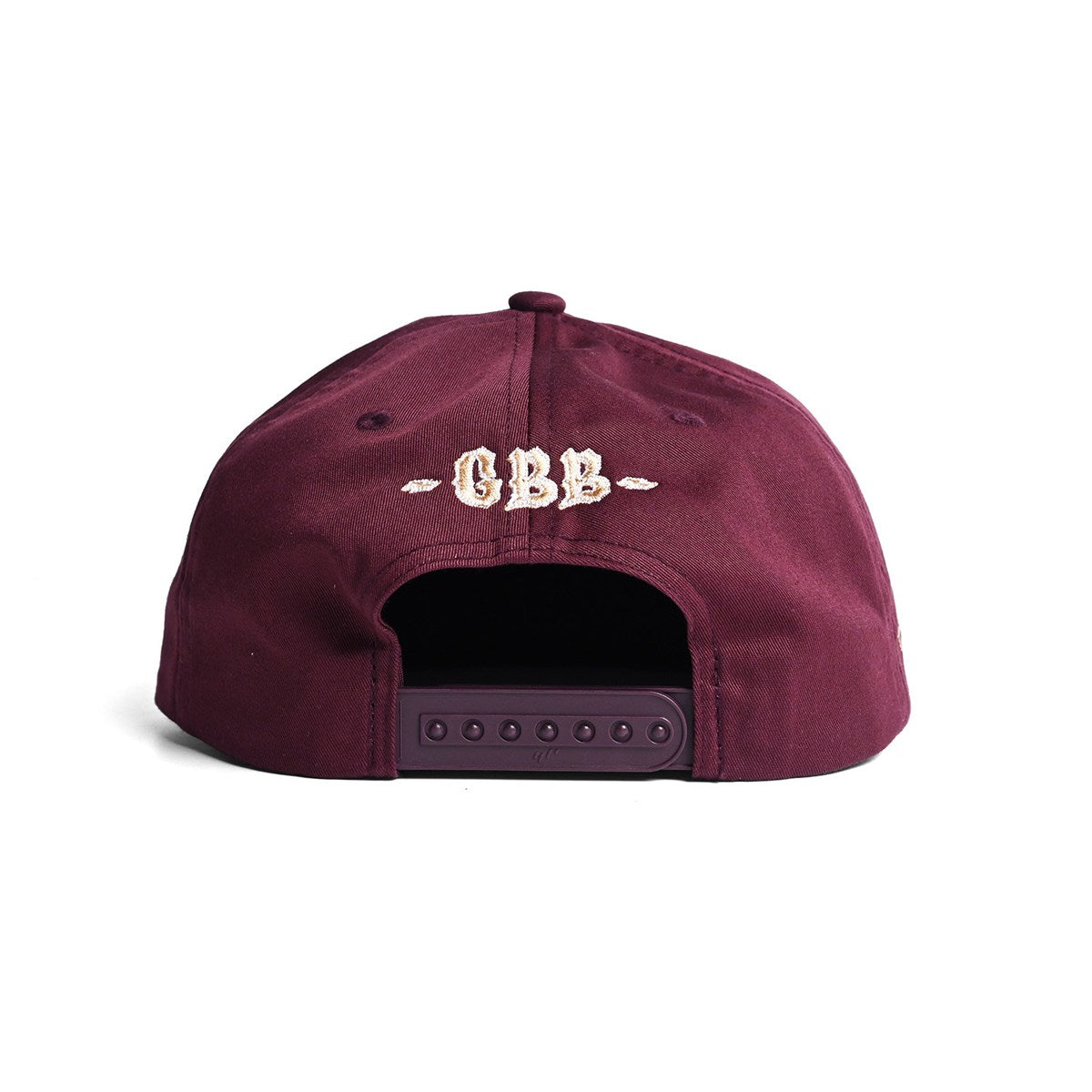 HOMEGAME × GOLDEN BROWN BROTHERS - 5PANEL SNAPBACK CAP BURGUNDY【HG261402】