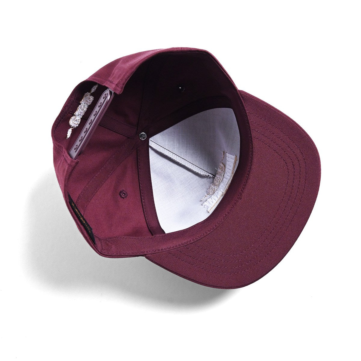 HOMEGAME × GOLDEN BROWN BROTHERS - 5PANEL SNAPBACK CAP BURGUNDY【HG261402】