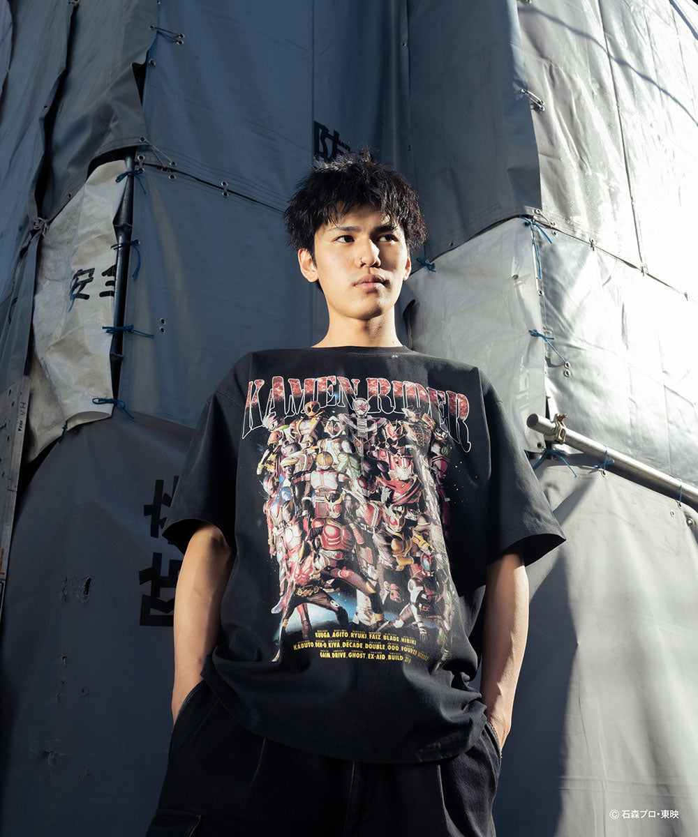 【受注販売：8月下旬頃より順次発送】仮面ライダー x HOMEGAME 平成ライダー集結 TEE【HG260140】
