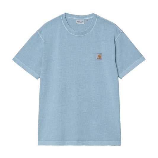 CARHARTT - S/S NELSON T-SHIRT CLAY BLUE【I029949-2PAGD】