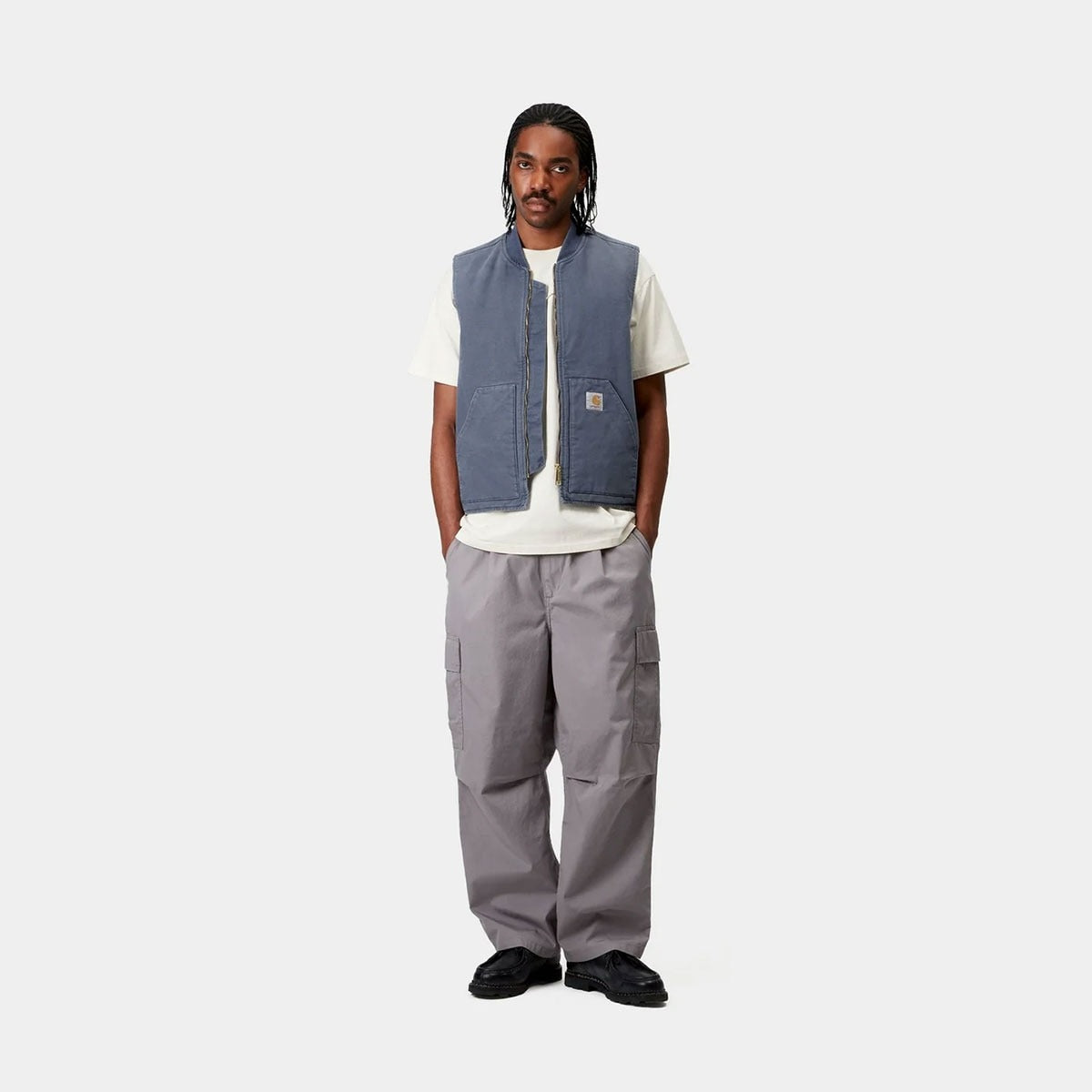 CARHARTT - CLASSIC VEST Dusky Blue【I034821-25S】