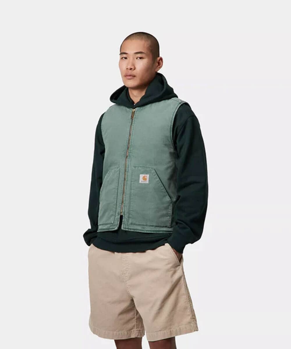 CARHARTT - CLASSIC VEST SILVER PINE STONE【I034821-2M240】