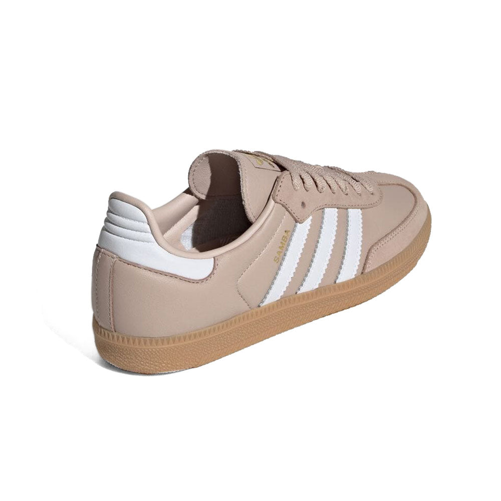 adidas SAMBA OG - [WOMEN'S] - Wander Tarp/Footwear White/Gold Metallic Wonder Tarp/Footwear White/Gold Metallic [IE6523]