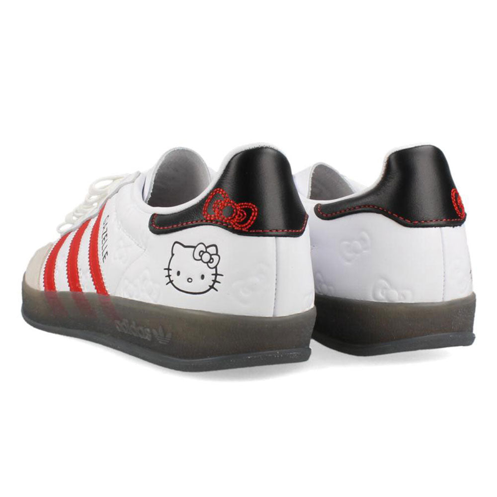 adidas × Hello Kitty GAZELLE INDOOR - [WOMEN'S] - Footwear White/Red/Core Black Footwear White/Red/Core Black [II0013]