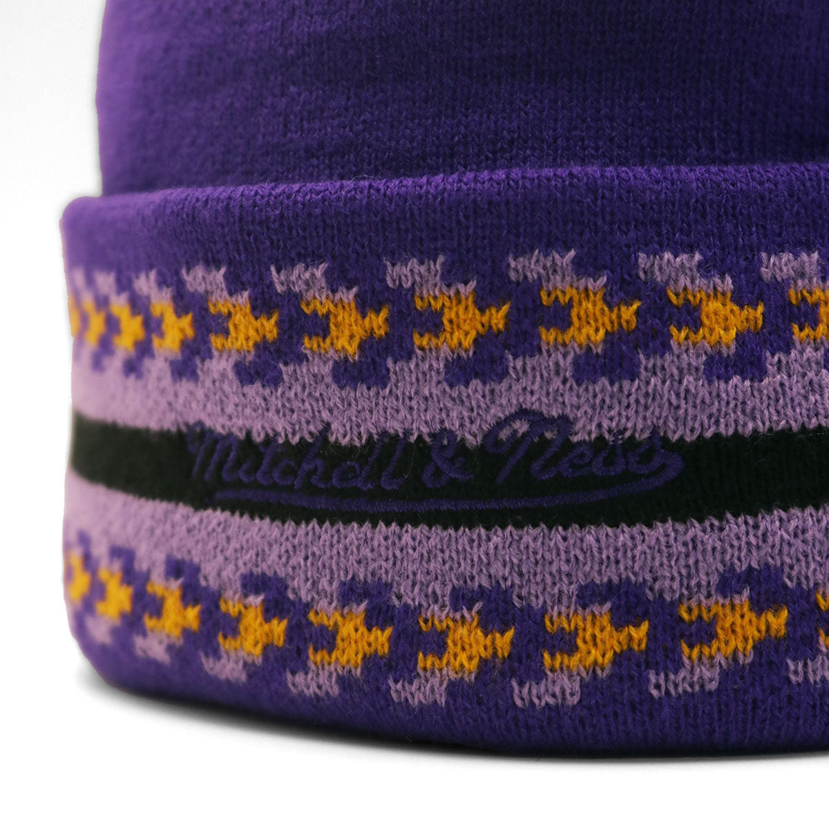 Mitchell＆Ness - LALPURP F NBA GAME ON KNIT HMG LAKERS【HCFK5818】