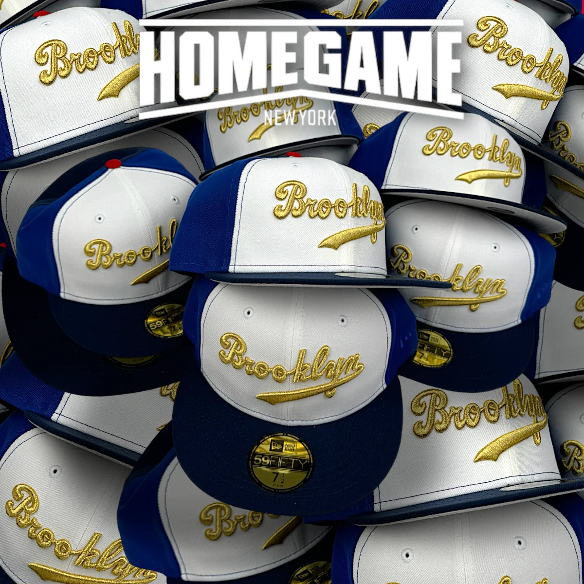 NEW ERA - 59FIFTY Brooklyn Dodgers White/Oceanside Blue