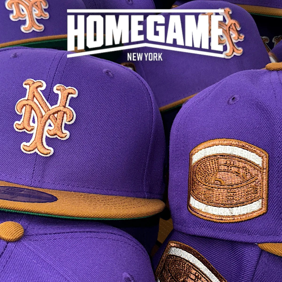 NEW ERA - 59FIFTY New York Mets 1969 WORLD SERIES TRUE PURPLE/TOASTED PEANUT