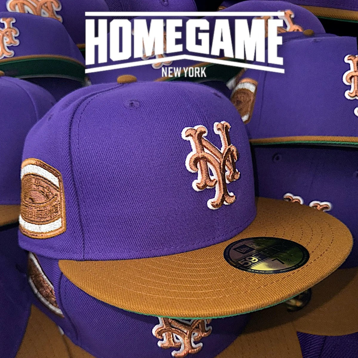 NEW ERA - 59FIFTY New York Mets 1969 WORLD SERIES TRUE PURPLE/TOASTED PEANUT