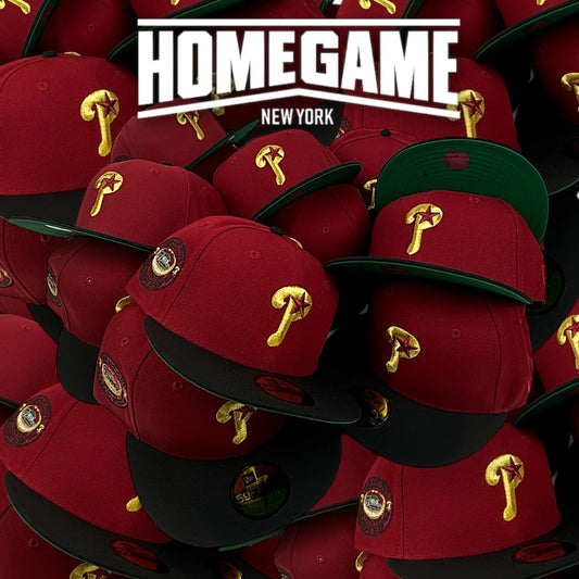 NEW ERA - 59FIFTY Philadelphia Phillies Veterans Stadium Heather Red/Black