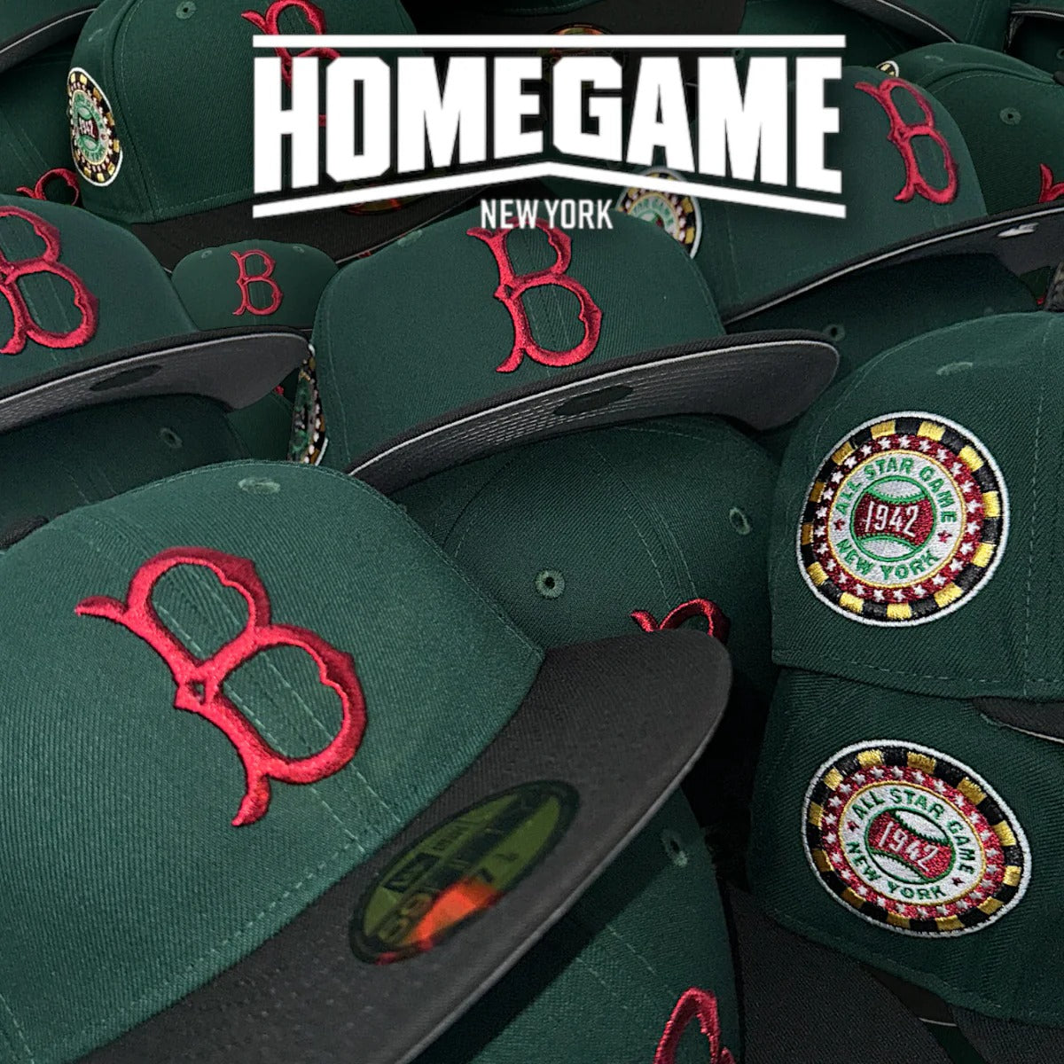 NEW ERA - 59FIFTY Brooklyn Dodgers 1942 All Star Game Dark Green/Black