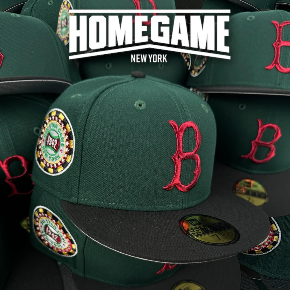 NEW ERA - 59FIFTY Brooklyn Dodgers 1942 All Star Game Dark Green/Black