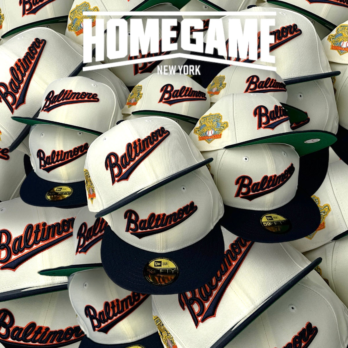 NEW ERA Baltimore Orioles - 59FIFTY 1981 Chrome  CREAM/NAVY