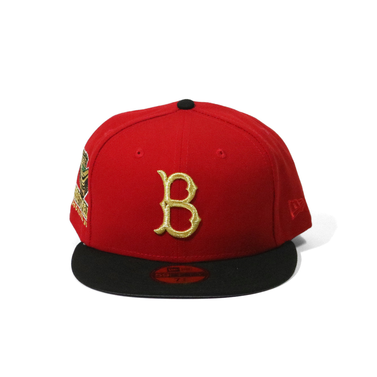 NEW ERA Brooklyn Dodgers - 59FIFTY EBBETS FIELD RED/BLACK