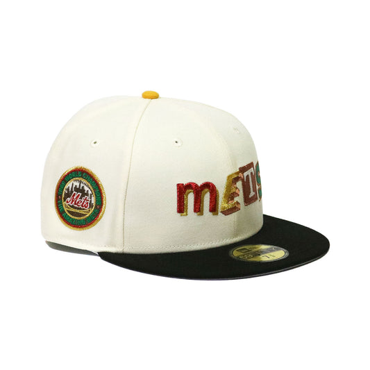 NEW ERA New York Mets - 59FIFTY 1969 World Champions Chrome White/Walnut