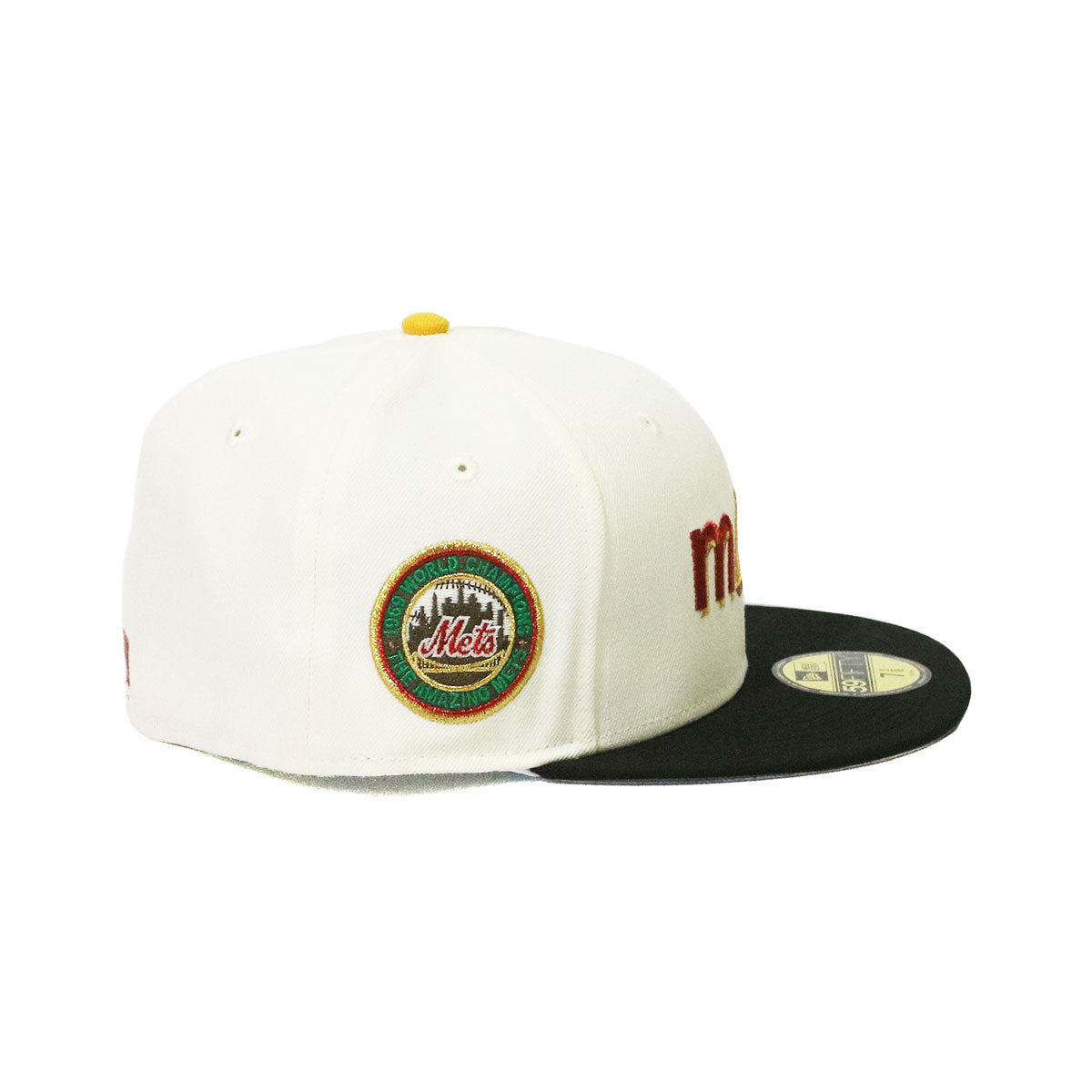 NEW ERA New York Mets - 59FIFTY 1969 World Champions Chrome White/Walnut