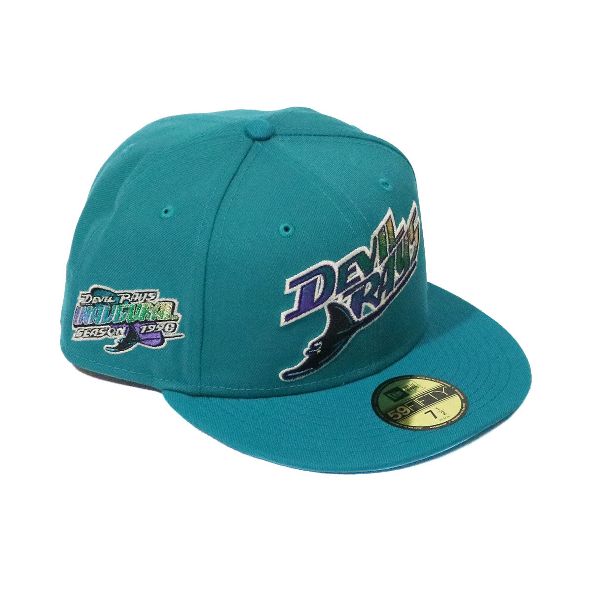 NEW ERA Tampa Bay Devil Rays - 59FIFTY 1998 INAUGURAL GREEN