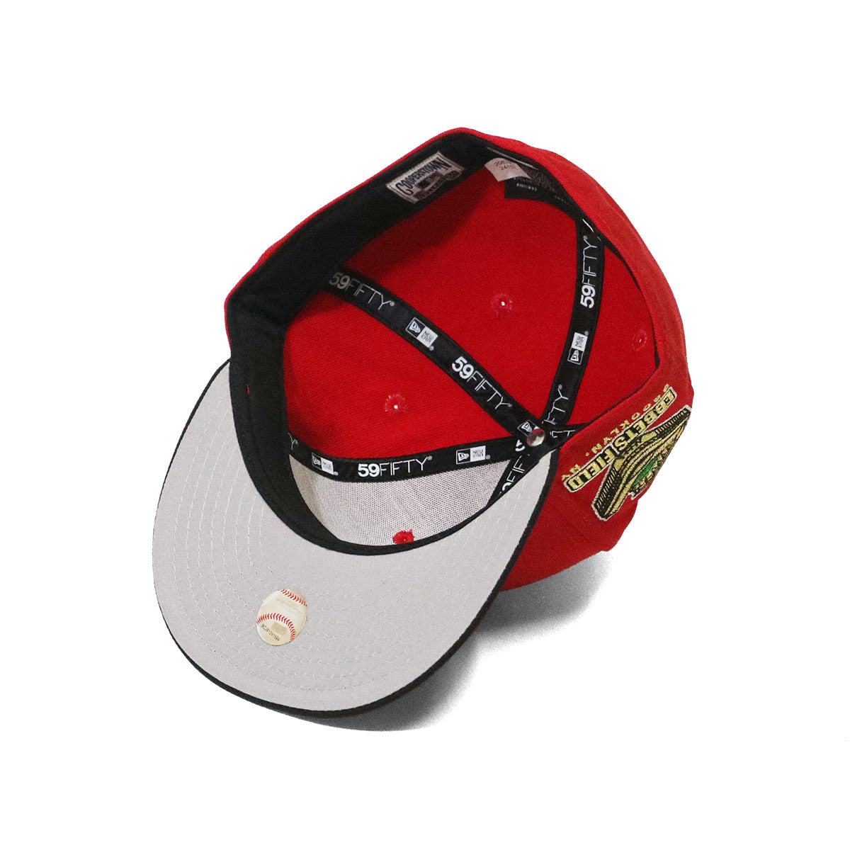 NEW ERA Brooklyn Dodgers - 59FIFTY EBBETS FIELD RED/BLACK