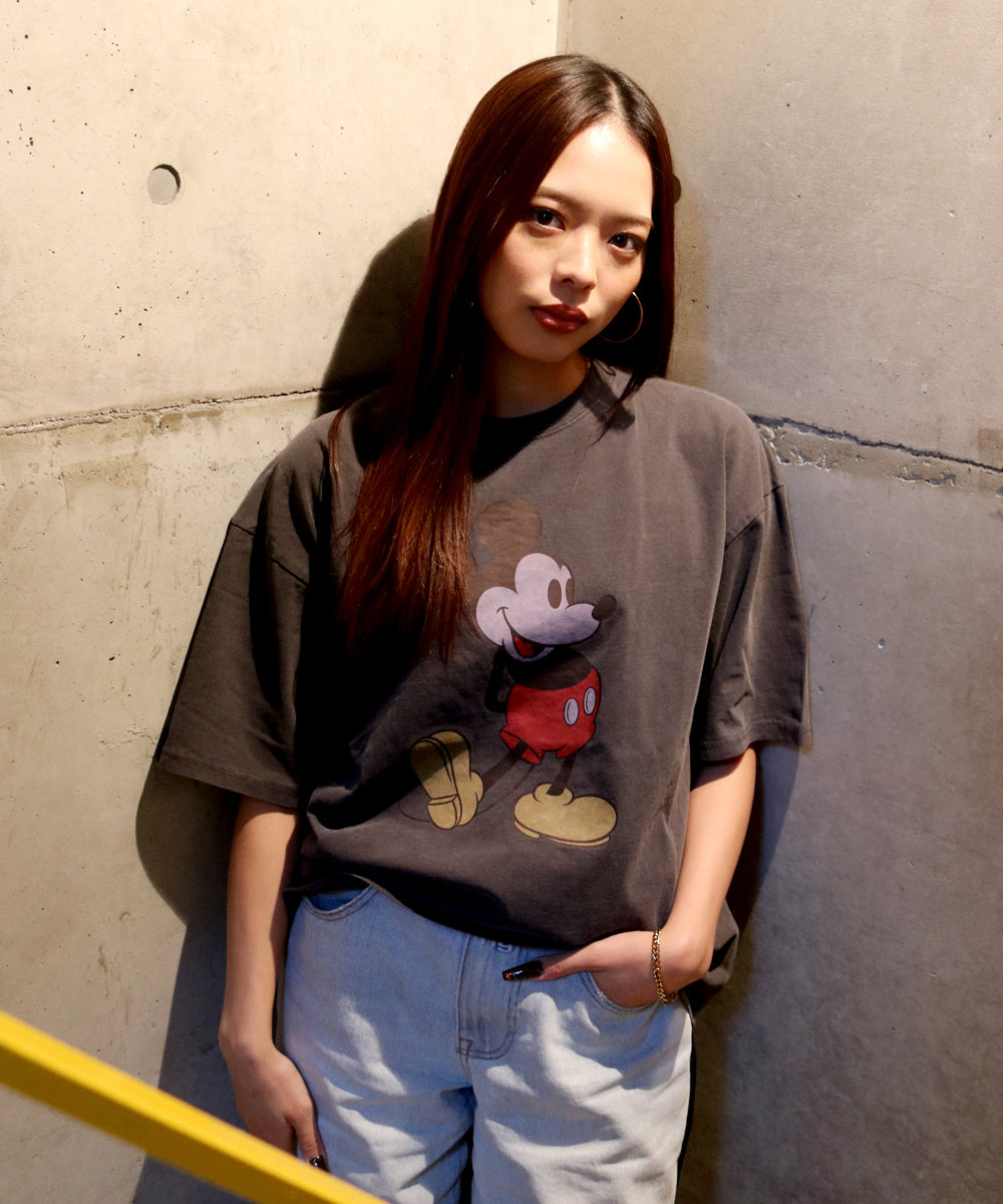 MICKEY - VINTAGE TEE SUMI BLACK 【DMK-ST67】