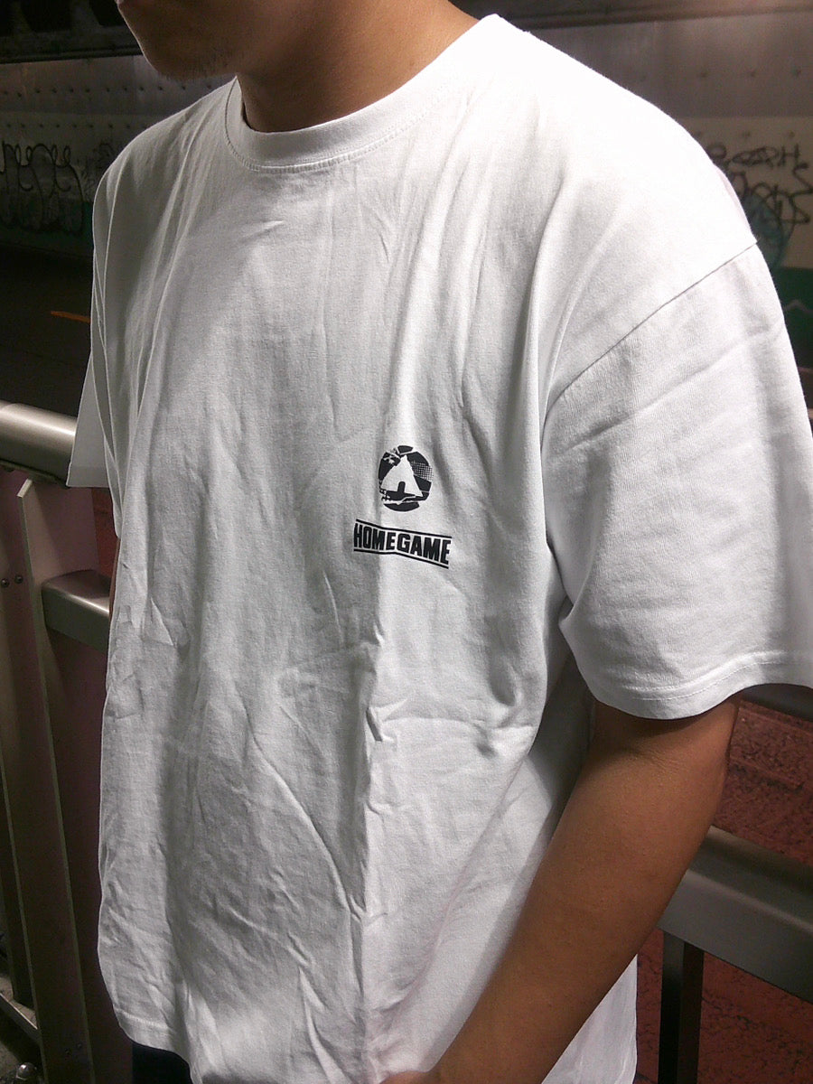 AIRWALK × HOMEGAME SS TEE WHITE