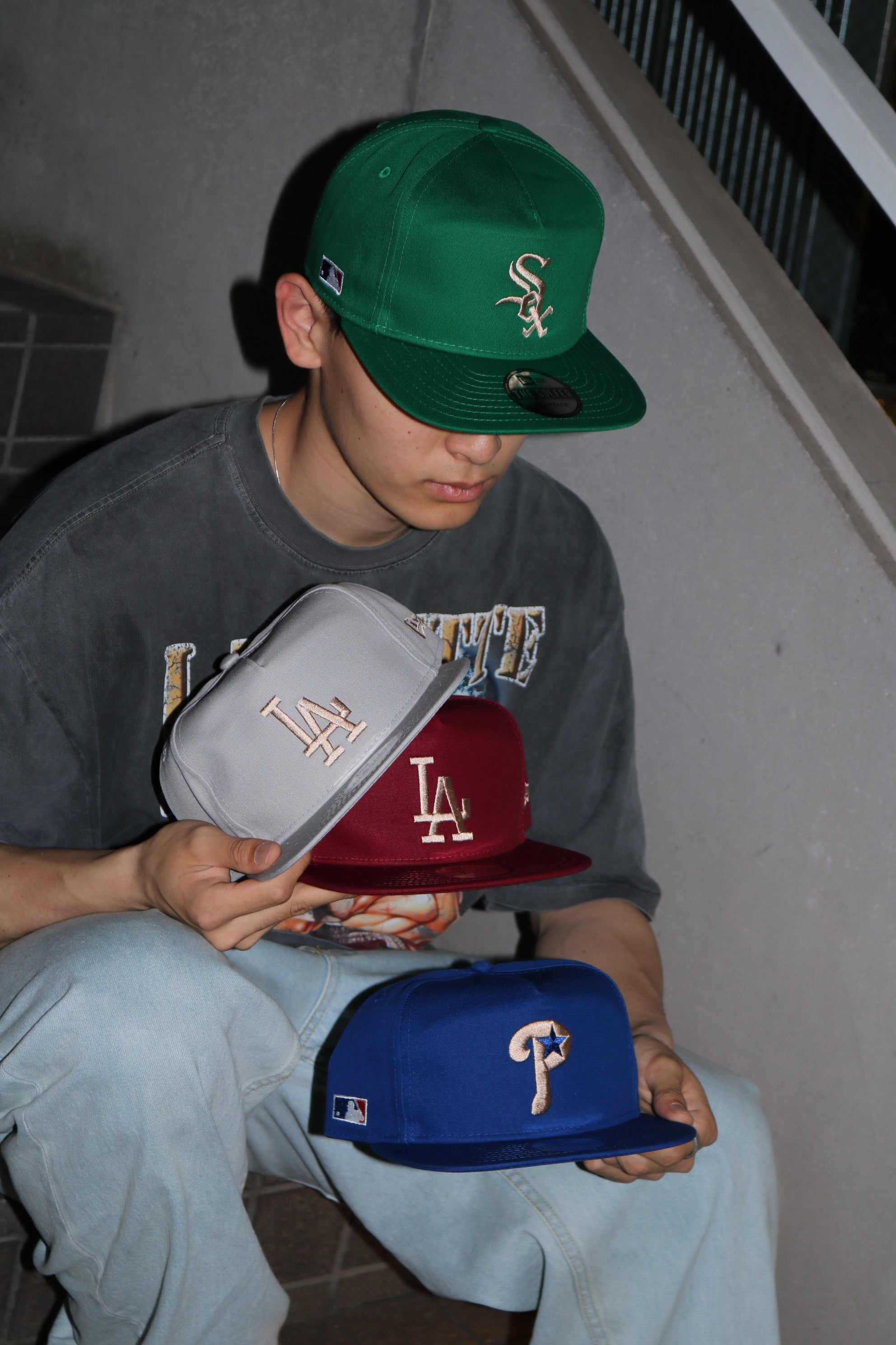NEW ERA Los Angeles Dodgers - 40TH ANV DK ROYAL/UV PINK