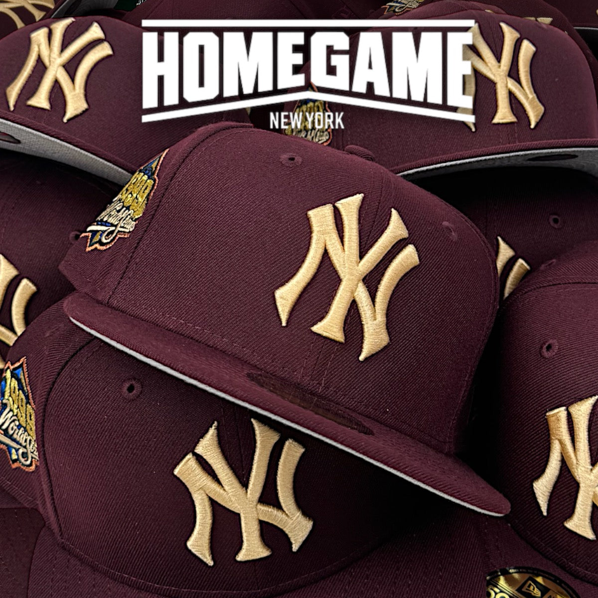 NEW ERA New York Yankees - 59FIFTY 1999 World Series Maroon