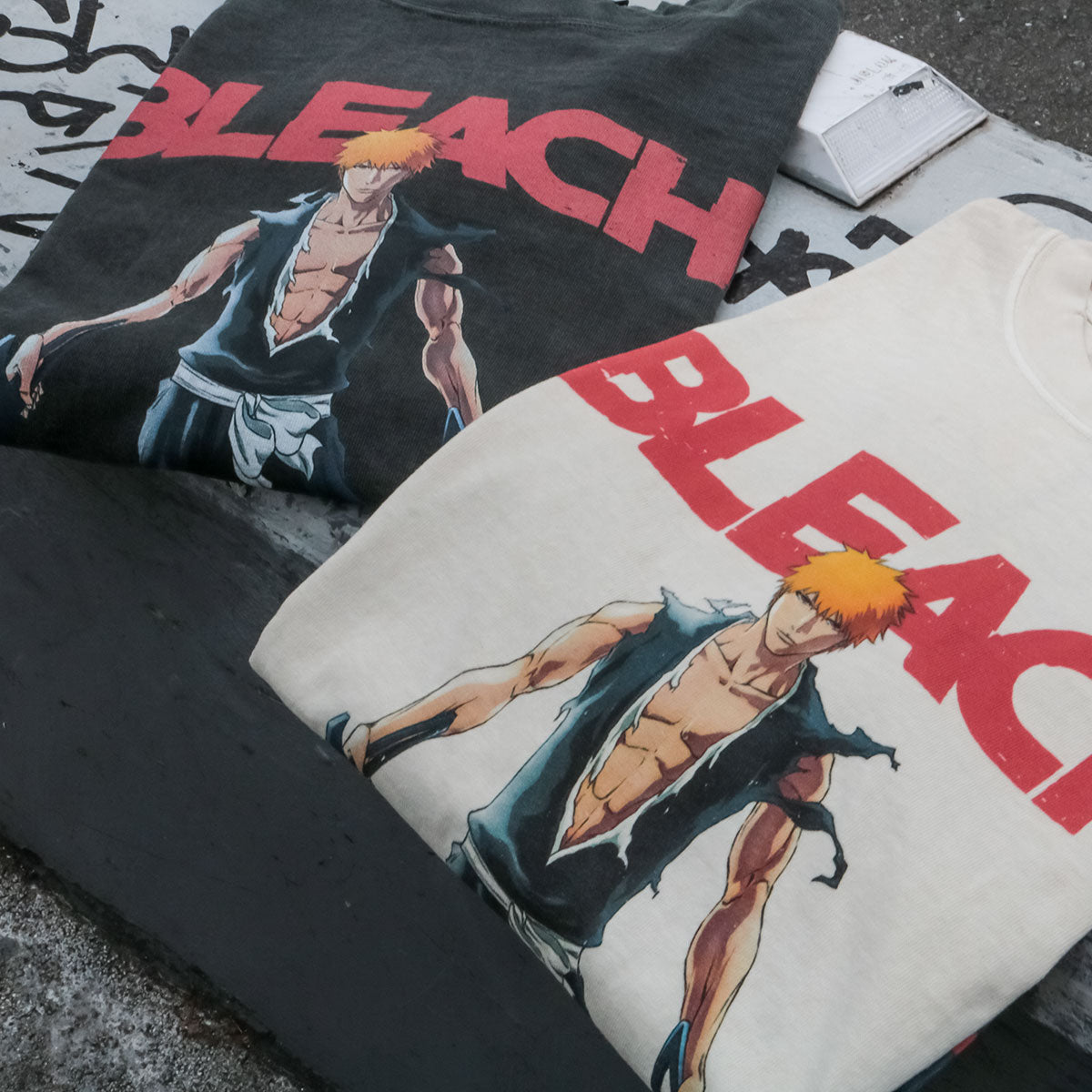 THE SUGAR PUNCH BLEACH - S/S T-Shirt (ICHIGO) WHITE 【TBLM24AM001】