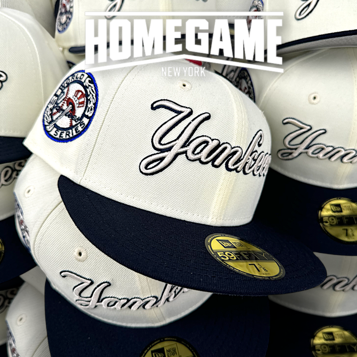 NEW ERA New York Yankees - 59FIFTY 1949 World Series Chrome White/Navy