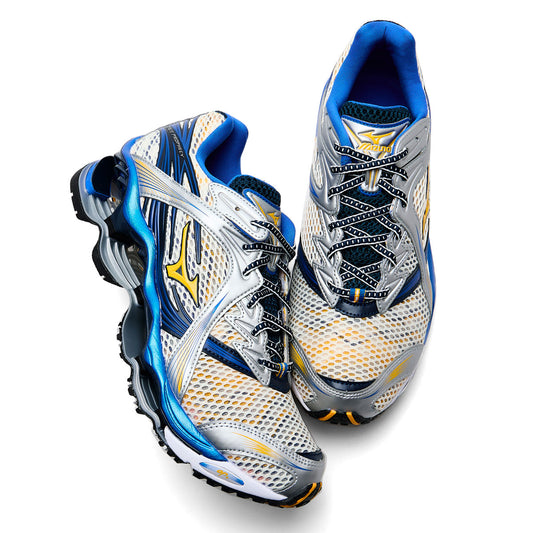 MIZUNO -WAVE PROPHECY 1 BEIGE/BLUE 【D1GA265501】