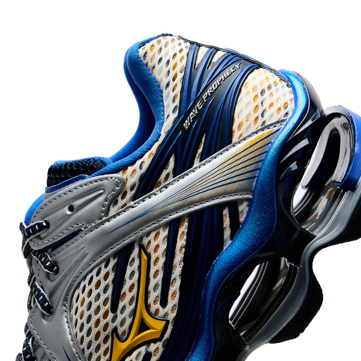 MIZUNO -WAVE PROPHECY 1 BEIGE/BLUE 【D1GA265501】