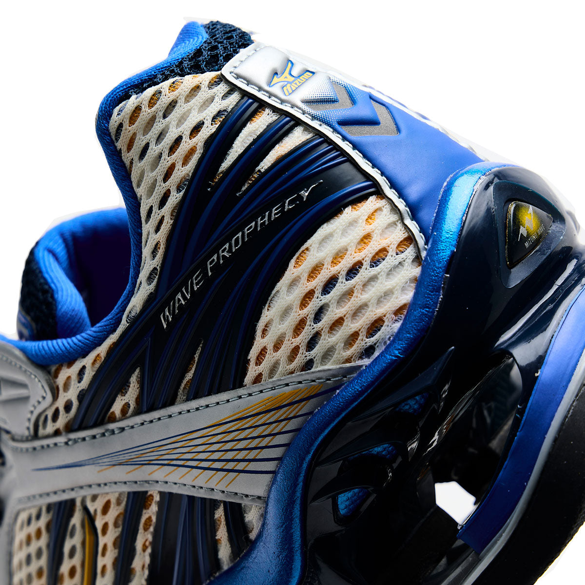 MIZUNO -WAVE PROPHECY 1 BEIGE/BLUE 【D1GA265501】
