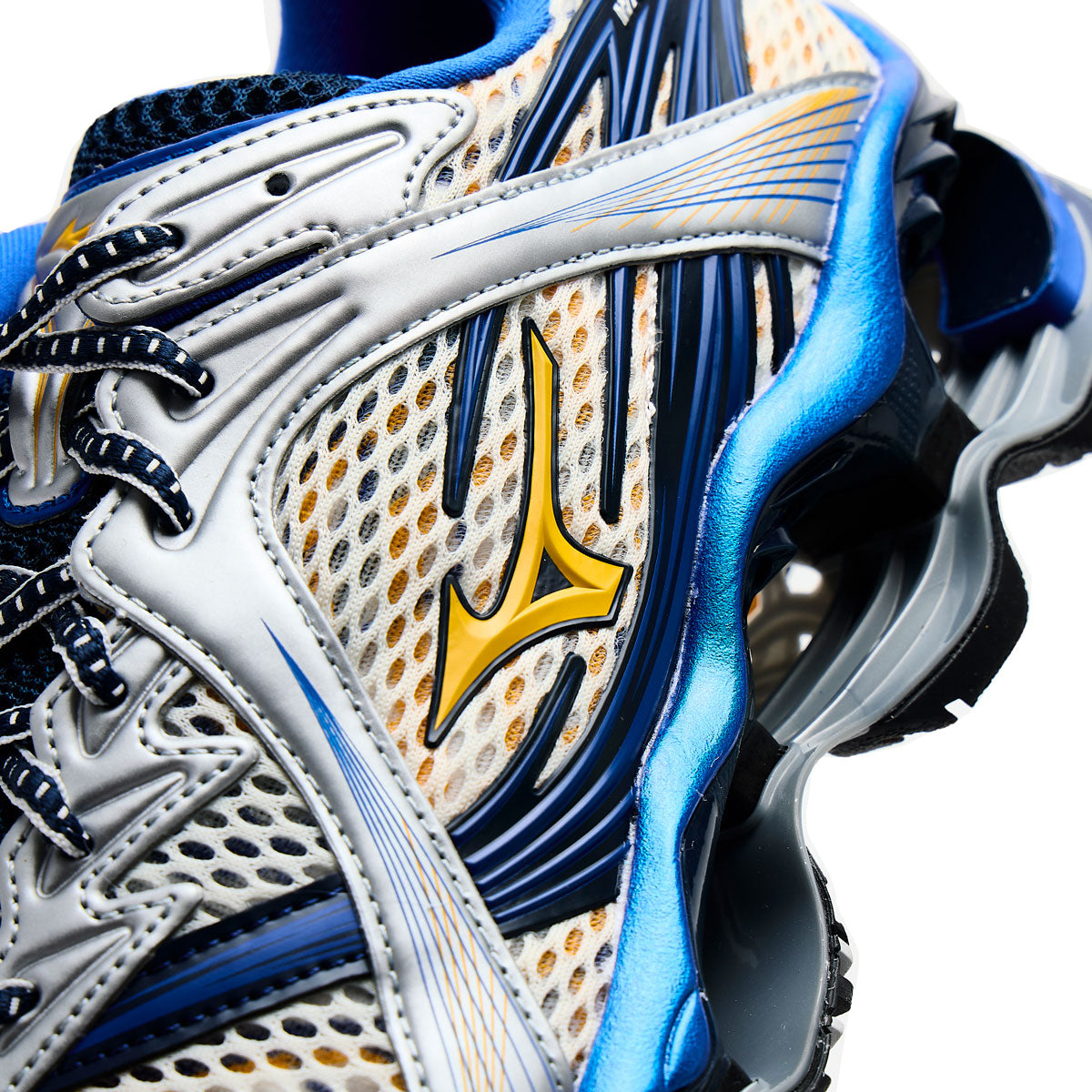MIZUNO -WAVE PROPHECY 1 BEIGE/BLUE 【D1GA265501】