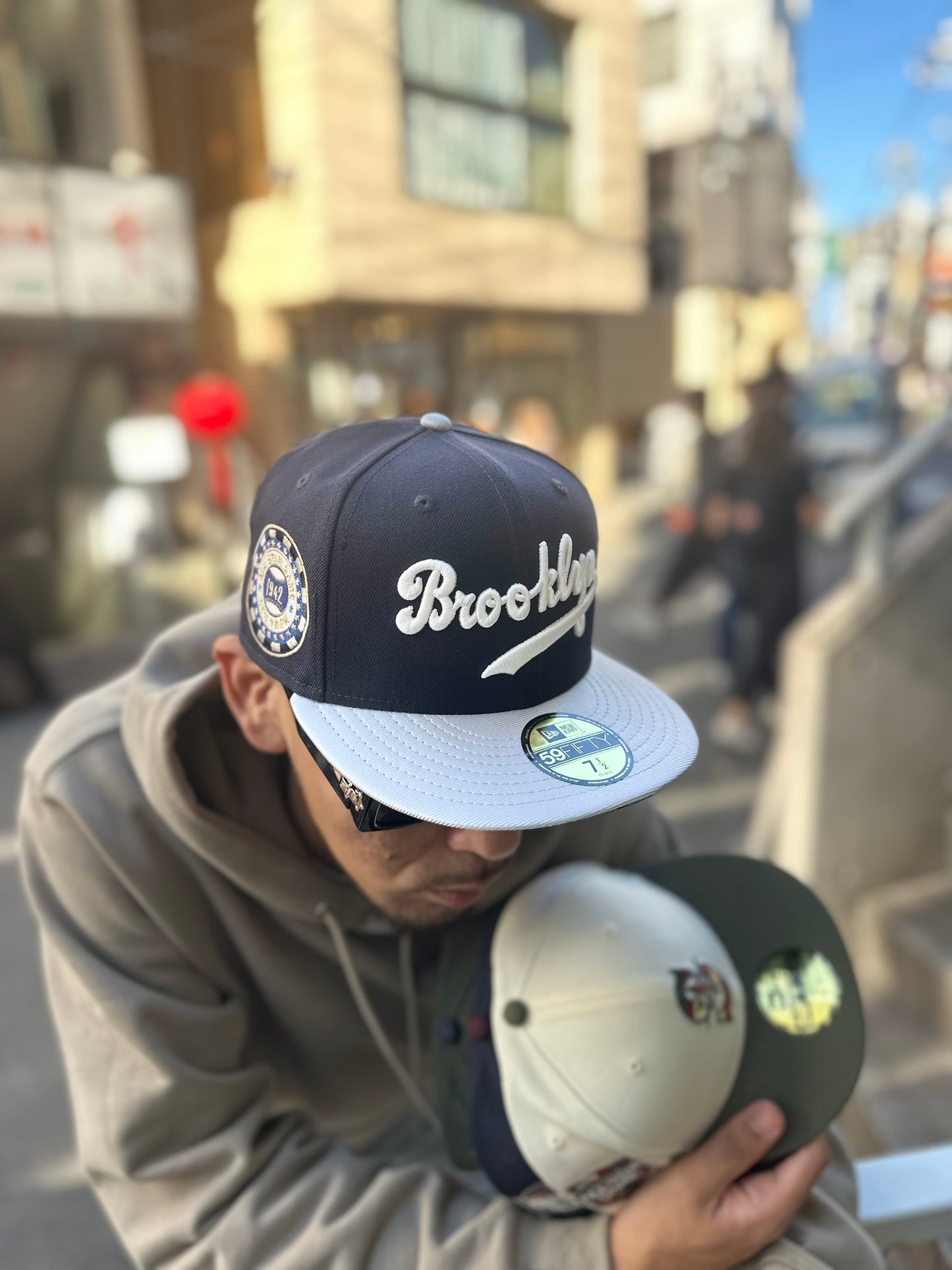 NEW ERA Brooklyn Dodgers - 1942 ALL STAR GAME 59FIFTY NAVY/METALLIC SILVER【14148791】